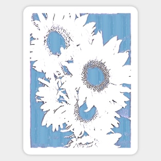 Sunflower Whitewash Sticker